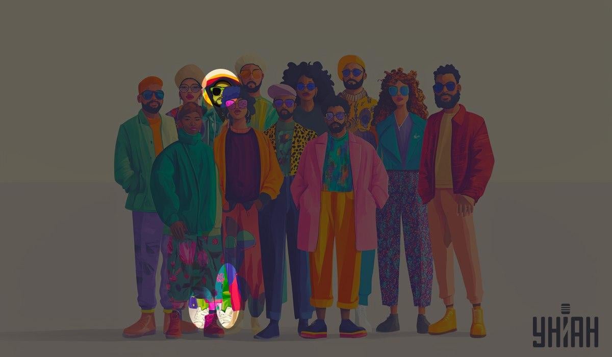 Utomjordingen var en grön man / Moje collage