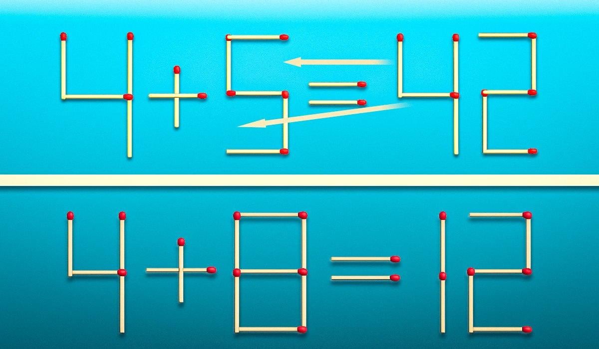 Dra 2 matchningar och jämlikhet blir korrekt: ett snabbt IQ-test