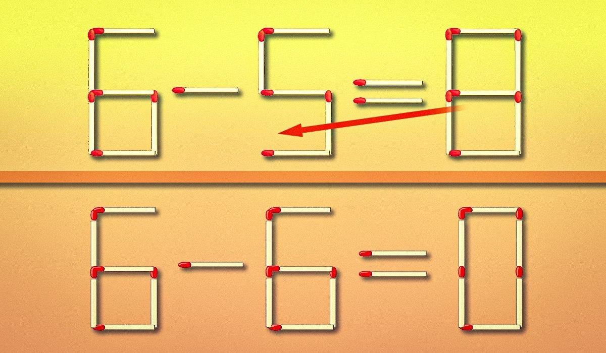 Du behöver bara flytta en tändsticka på 10 sekunder: ett intelligenstest
