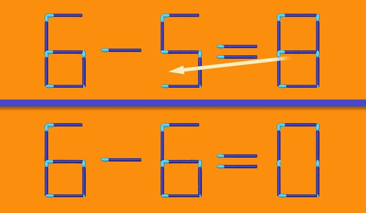 Snabbt IQ-test: du behöver bara flytta en tändsticka