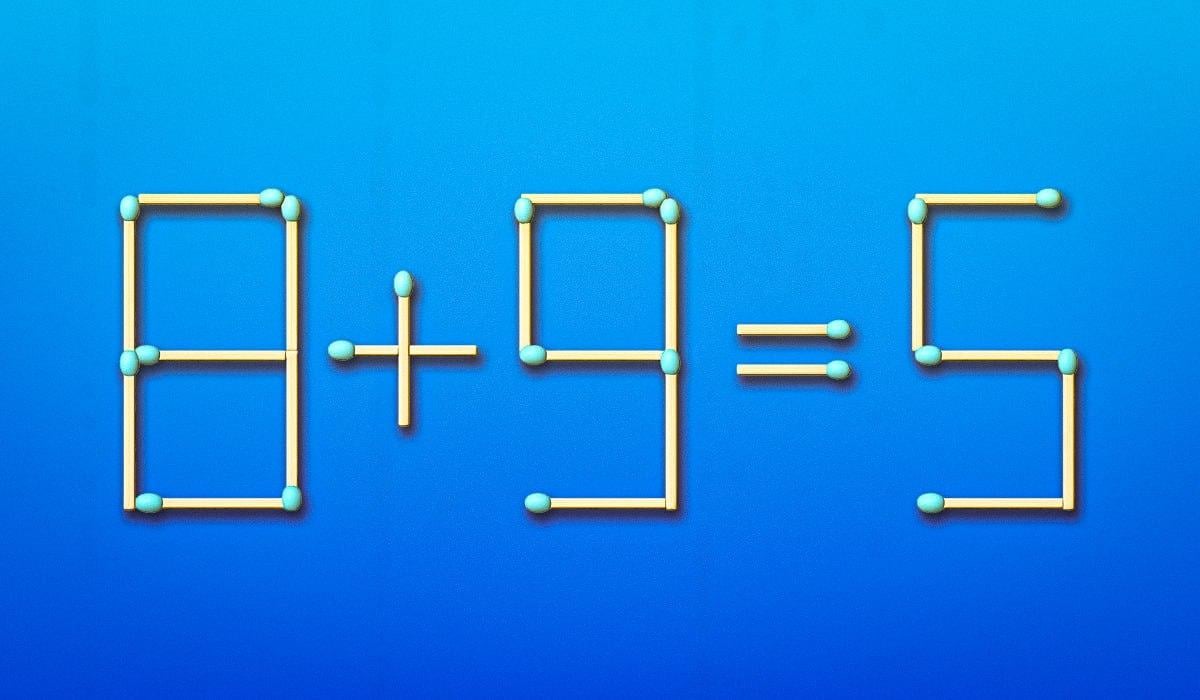 Du behöver bara flytta en tändsticka för att fixa ett misstag: IQ-test på 11 sekunder