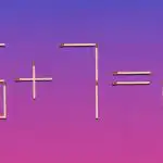 Du måste flytta en tändsticka så att likheten blir korrekt: